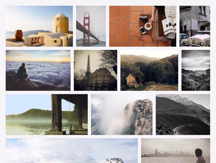 Flexbox gallery with proportional flex-grow — more balanced cropping