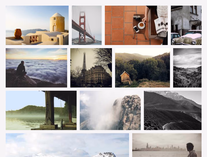 Flexbox gallery with cropping — rows fill container width exactly