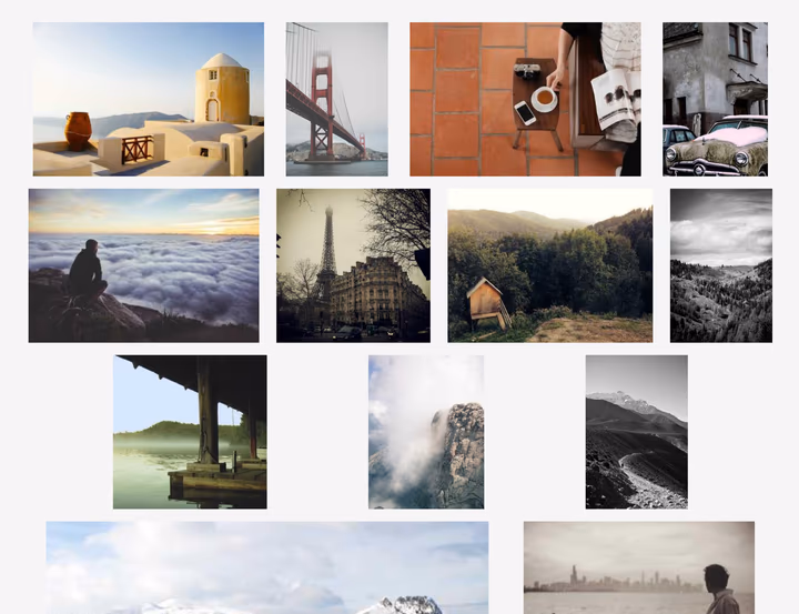 Flexbox gallery with justify-content: space-evenly — balanced spacing